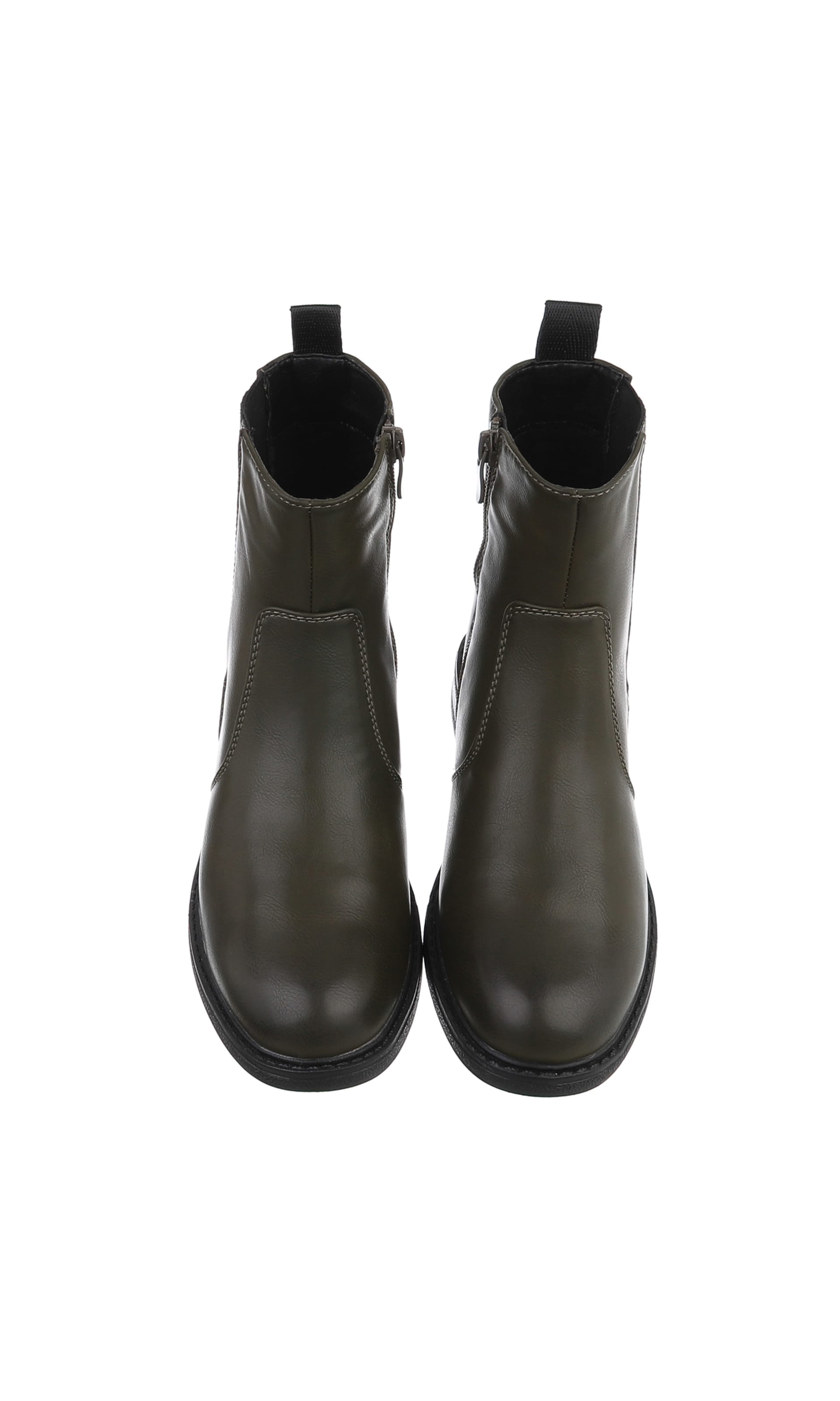 Ital-Design Ankle Boots in Green