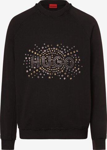 HUGO Sweatshirt ' Docoa ' in Black: front