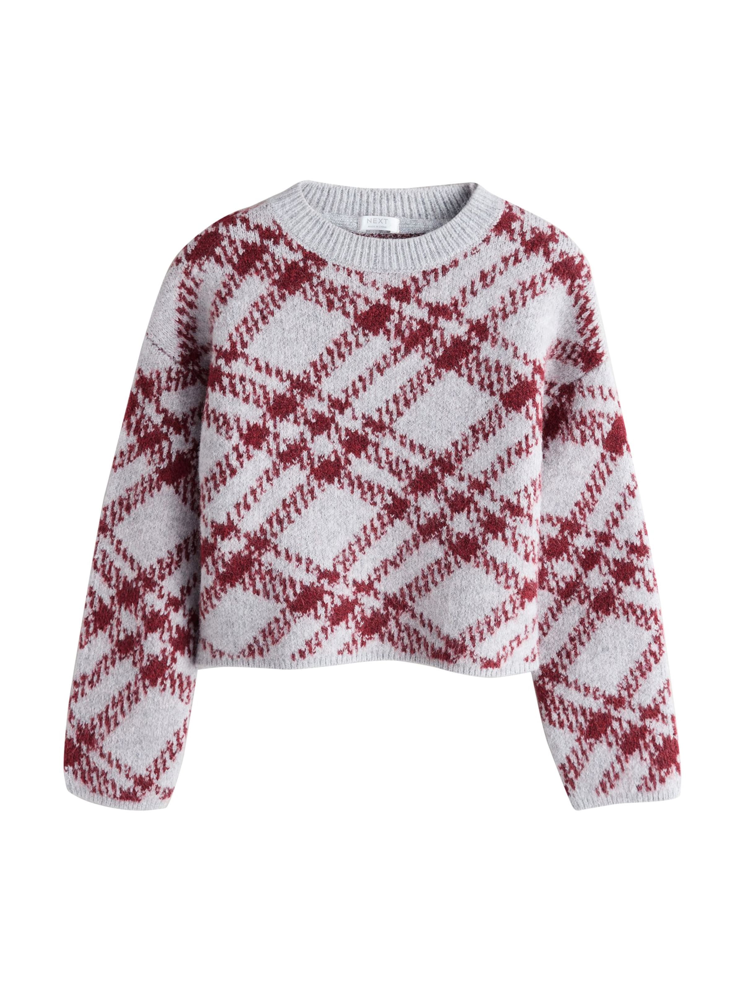 Next Svetr – šedá: přední strana