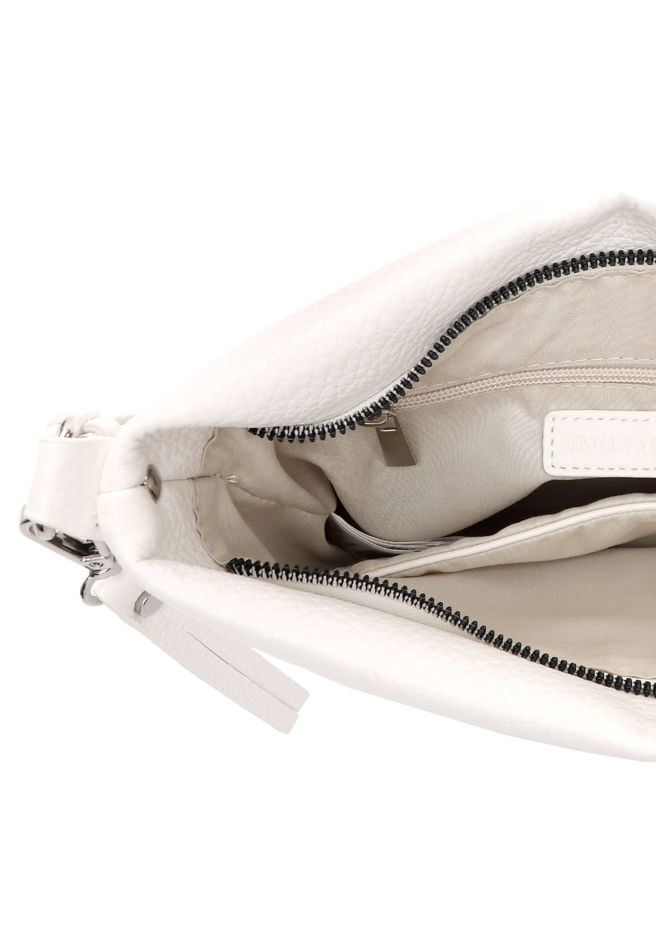 Borsa a tracolla 'Jeanine' di Emily & Noah in bianco