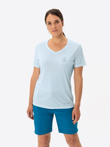 VAUDE Functioneel shirt 'Skomer III' in Blauw: voorkant