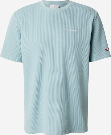 Champion Authentic Athletic Apparel Tričko – modrá: přední strana