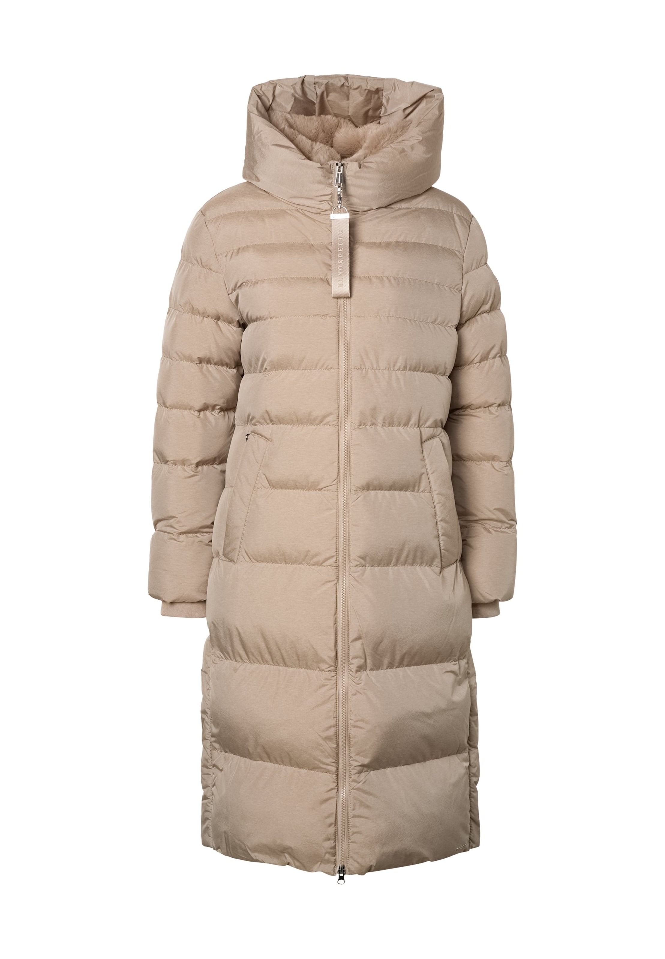 Manteau d’hiver 'Hudson' RINO & PELLE en beige : devant