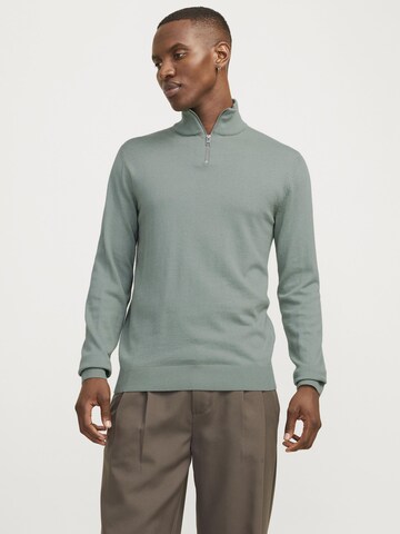 Pullover 'JJEEmil' di JACK & JONES in verde: frontale