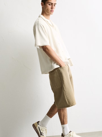 Pull&BearBaggy Traperice - zelena boja