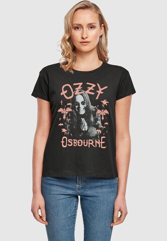 Maglietta 'Ozzy Osbourne' di Merchcode in nero: frontale