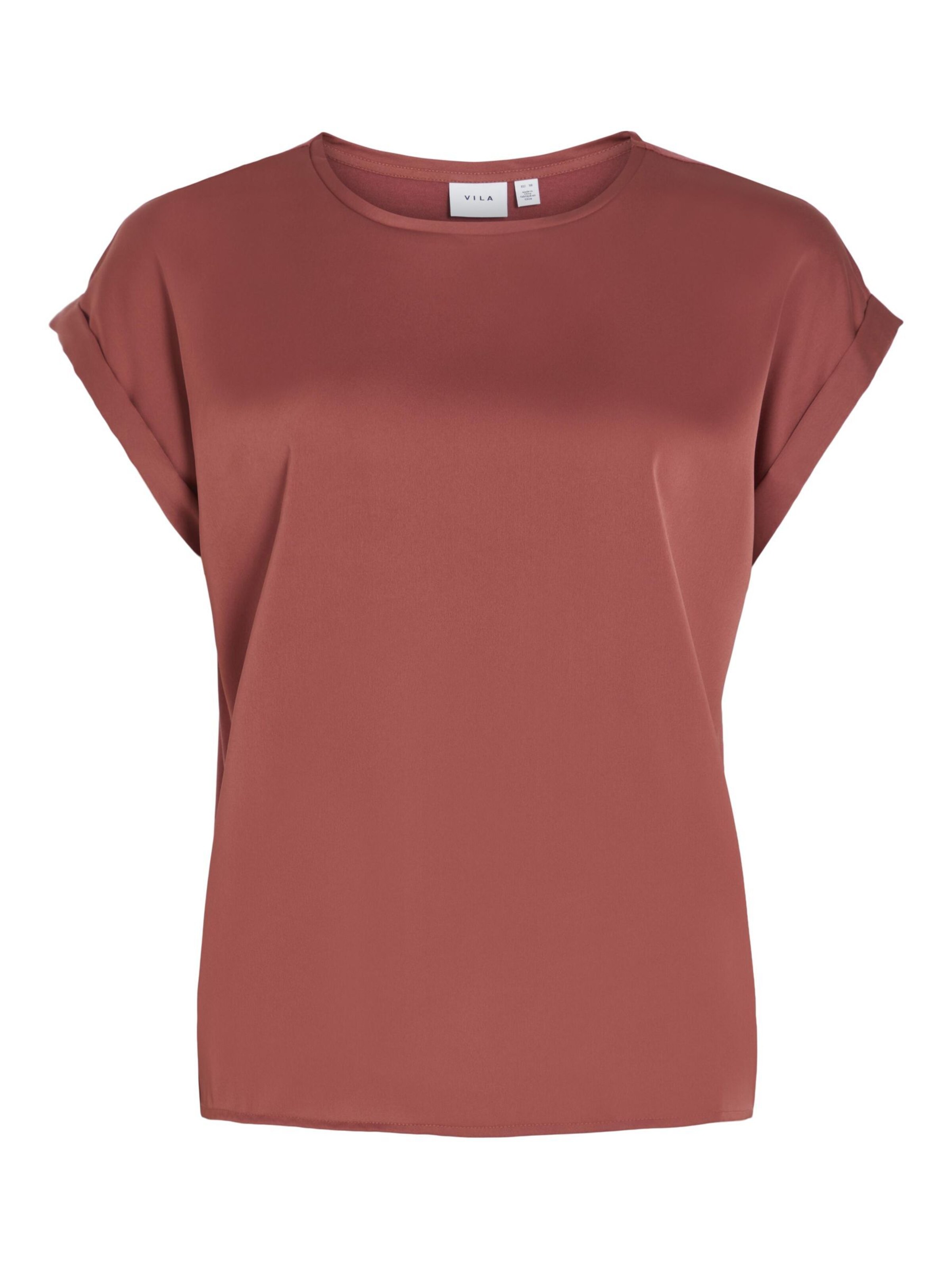 VILA Shirt 'VIELLETTE' in Brown: front