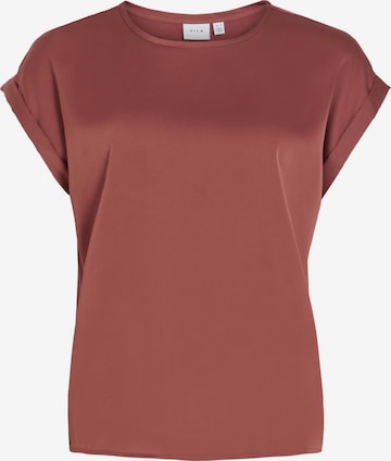VILA Shirt 'VIELLETTE' in Brown: front
