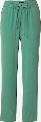 SOAKED IN LUXURY - Tapered Pantalón 'Shirley' en verde: frente