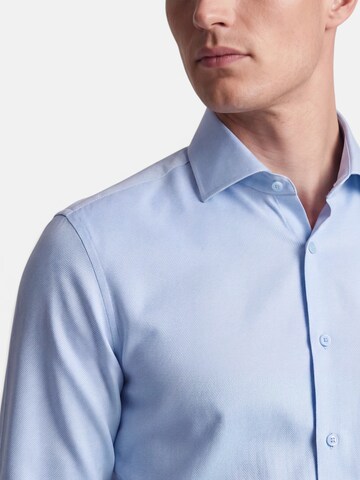 Vercate - Ajuste estrecho Camisa de negocios 'Twill' en azul