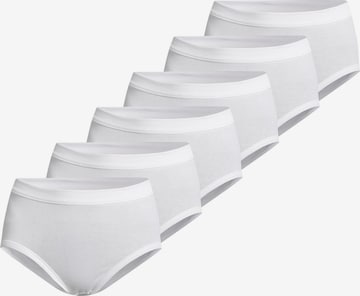 CON-TA Panty 'Feinripp' in White: front