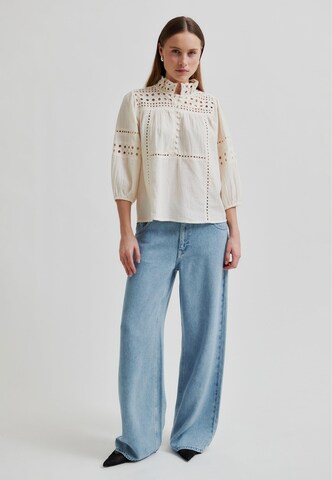 SECOND FEMALE Bluse 'Brunie' in Beige