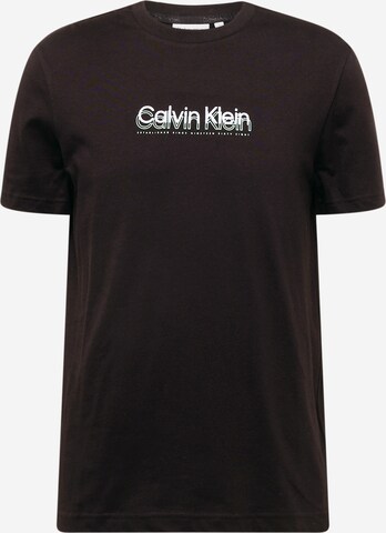 Maglietta di Calvin Klein in nero: frontale