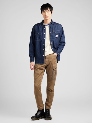 G-Star RAW Дънки Tapered Leg Карго панталон в кафяво