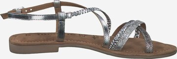 TAMARIS Strap Sandals in Silver