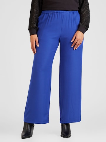 ONLY Carmakoma Regular Broek 'LAURA' in Blauw: voorkant