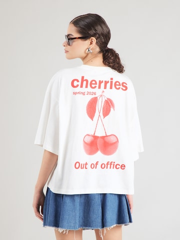 Tricou 'IHNICA' de la ICHI pe alb: față