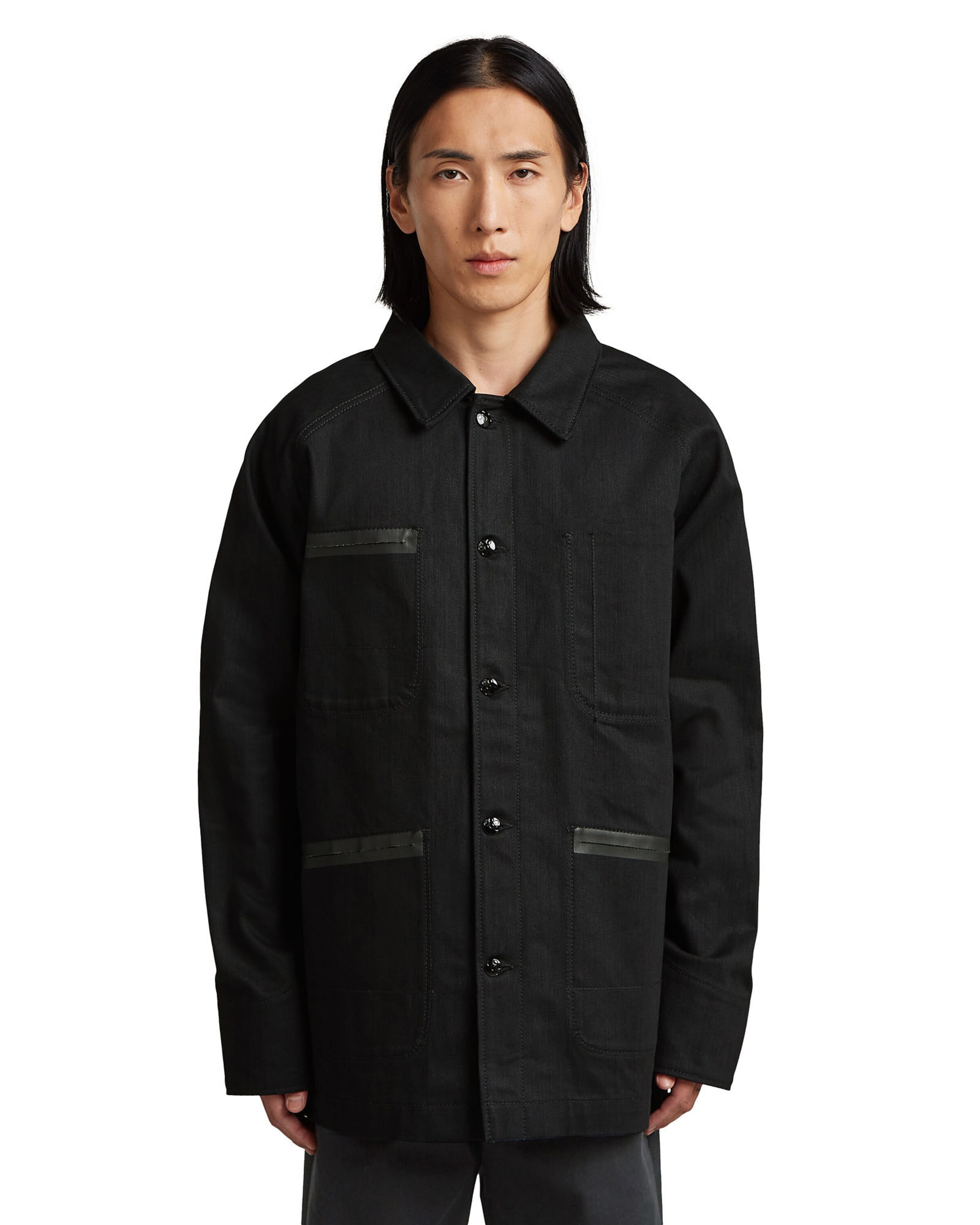 G-STAR Between-season jacket 'MN Selvedge' in Black: front