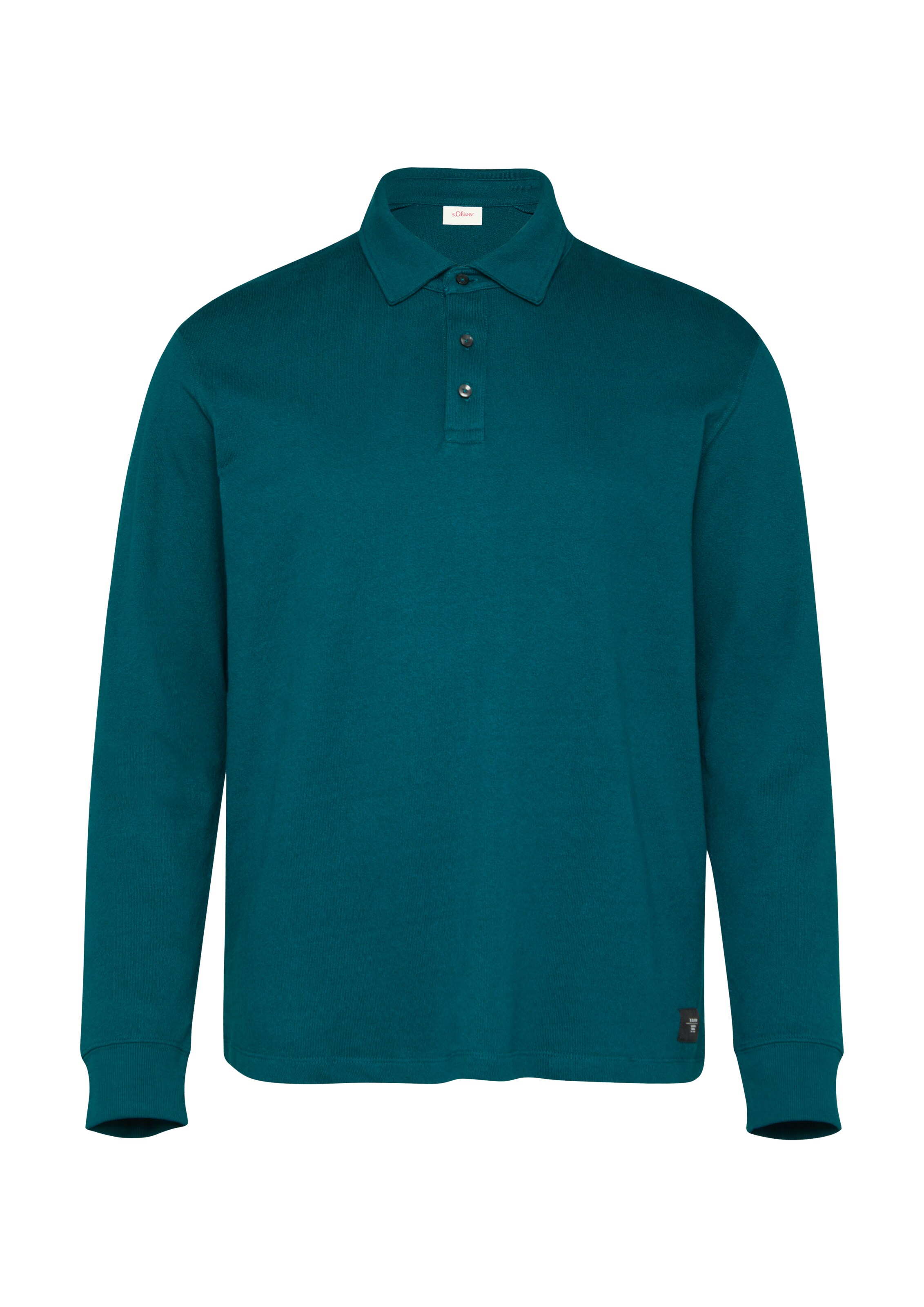 s.Oliver Men Big Sizes Sweatshirt in Grün: Vorderseite