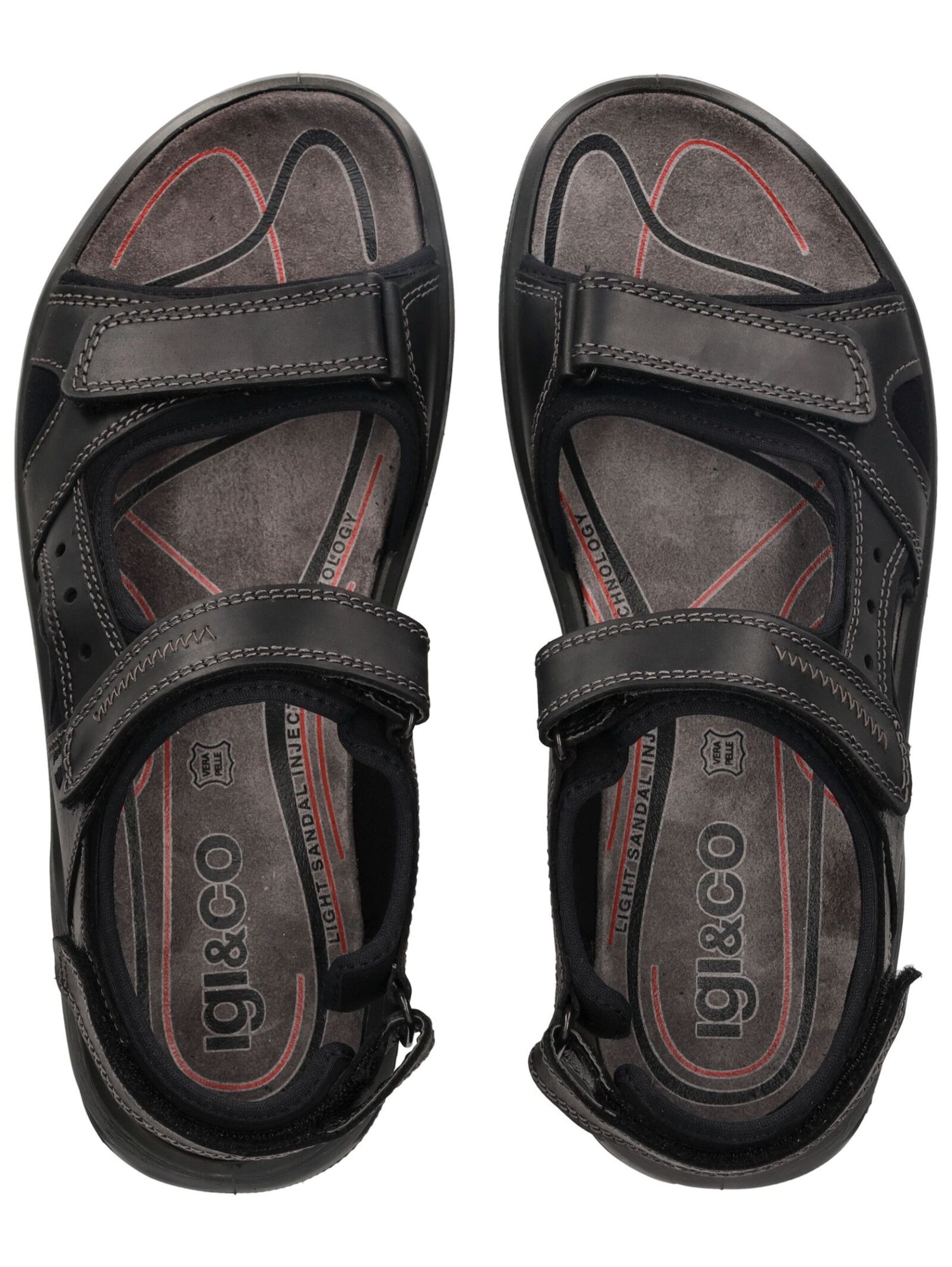 Sandales de randonnée IGI&CO en noir