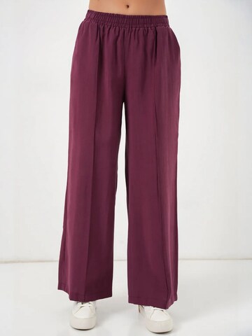 Bigdart Wide leg Pants in Red