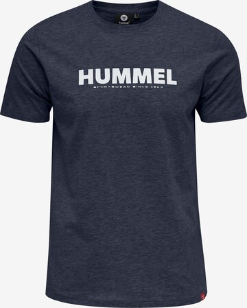 T-Shirt fonctionnel Hummel en bleu : devant