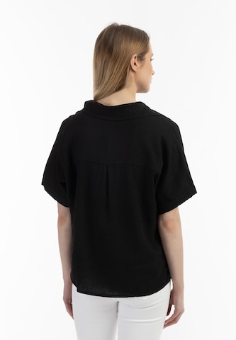 Usha Bluse in Schwarz