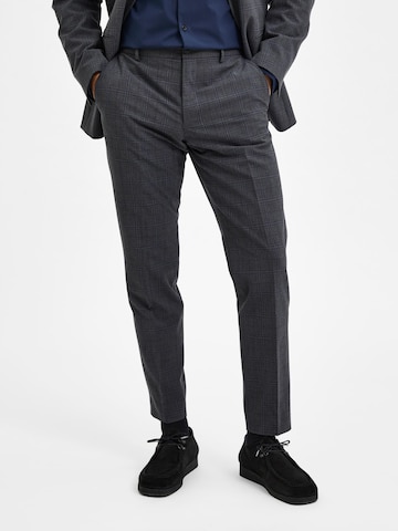 SELECTED HOMME Regular Pantalon 'Josh' in Grijs: voorkant