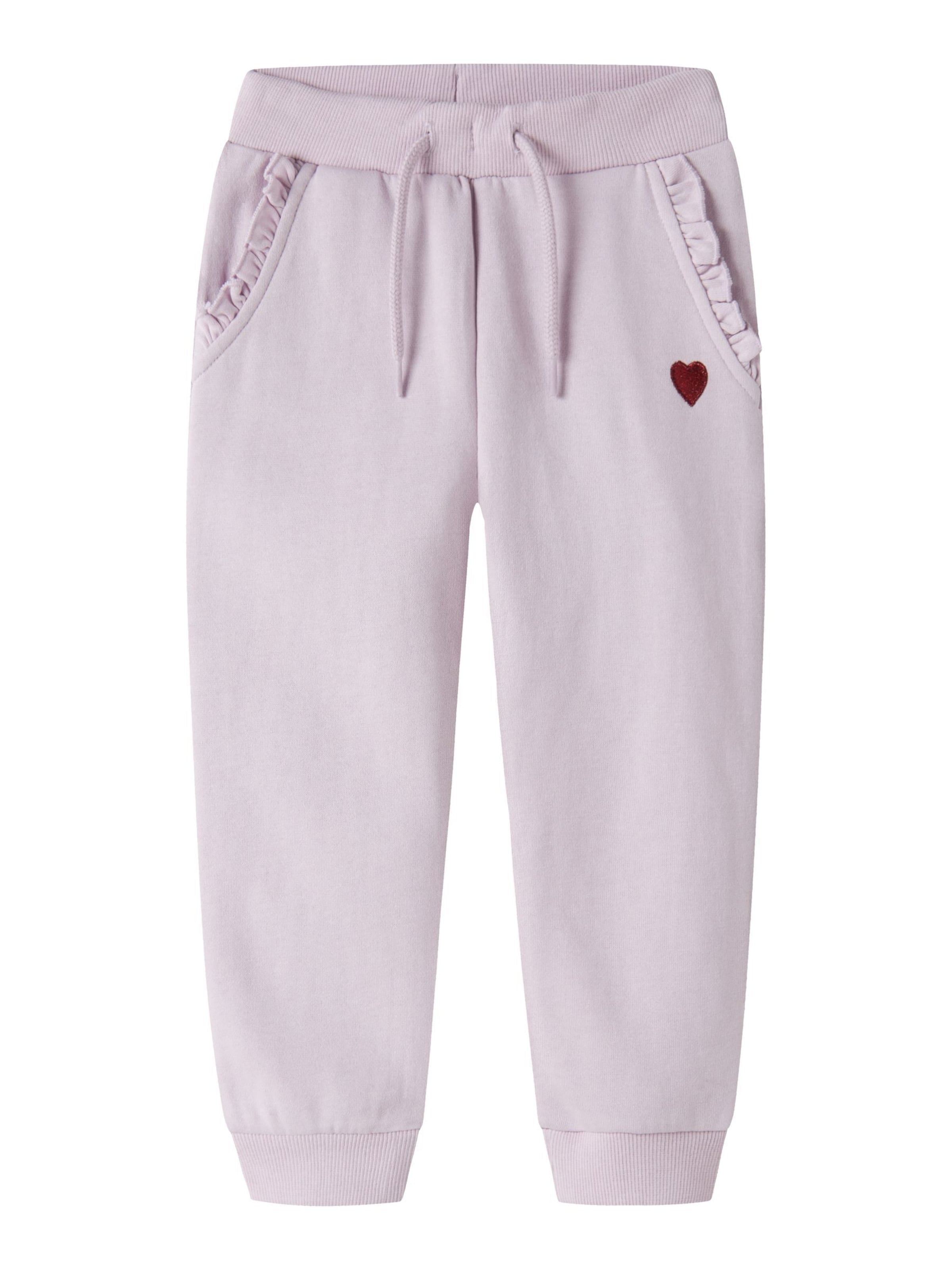 NAME IT - Tapered Pantalón 'NMFVima' en rosa: frente