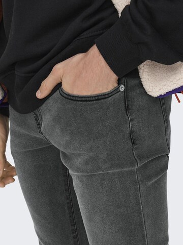 Only & Sons Skinny Džíny 'ONSWarp' – šedá