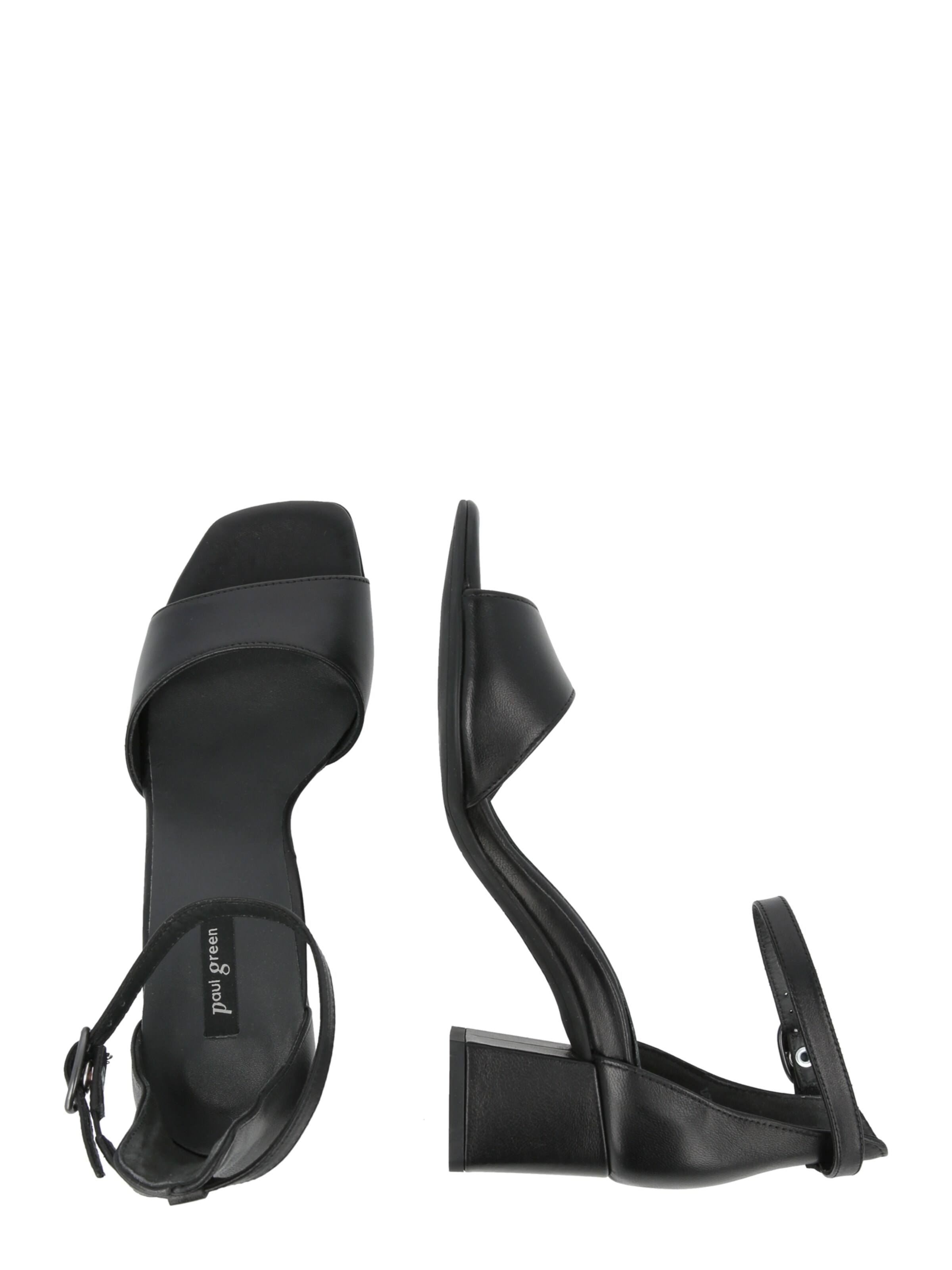 Paul Green Strap Sandals in Black