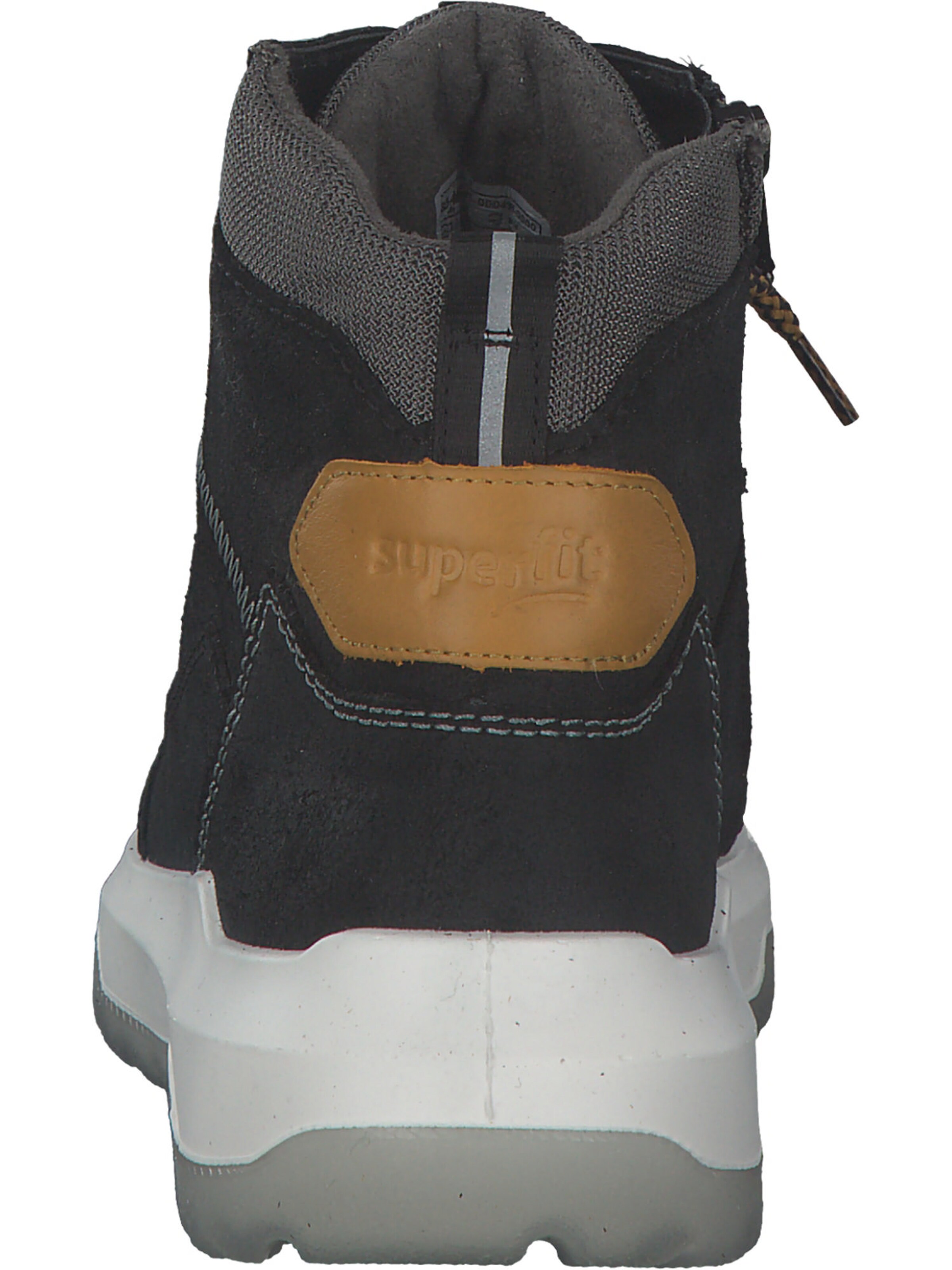 SUPERFIT Schnürstiefelette 'Space 00498' in Schwarz