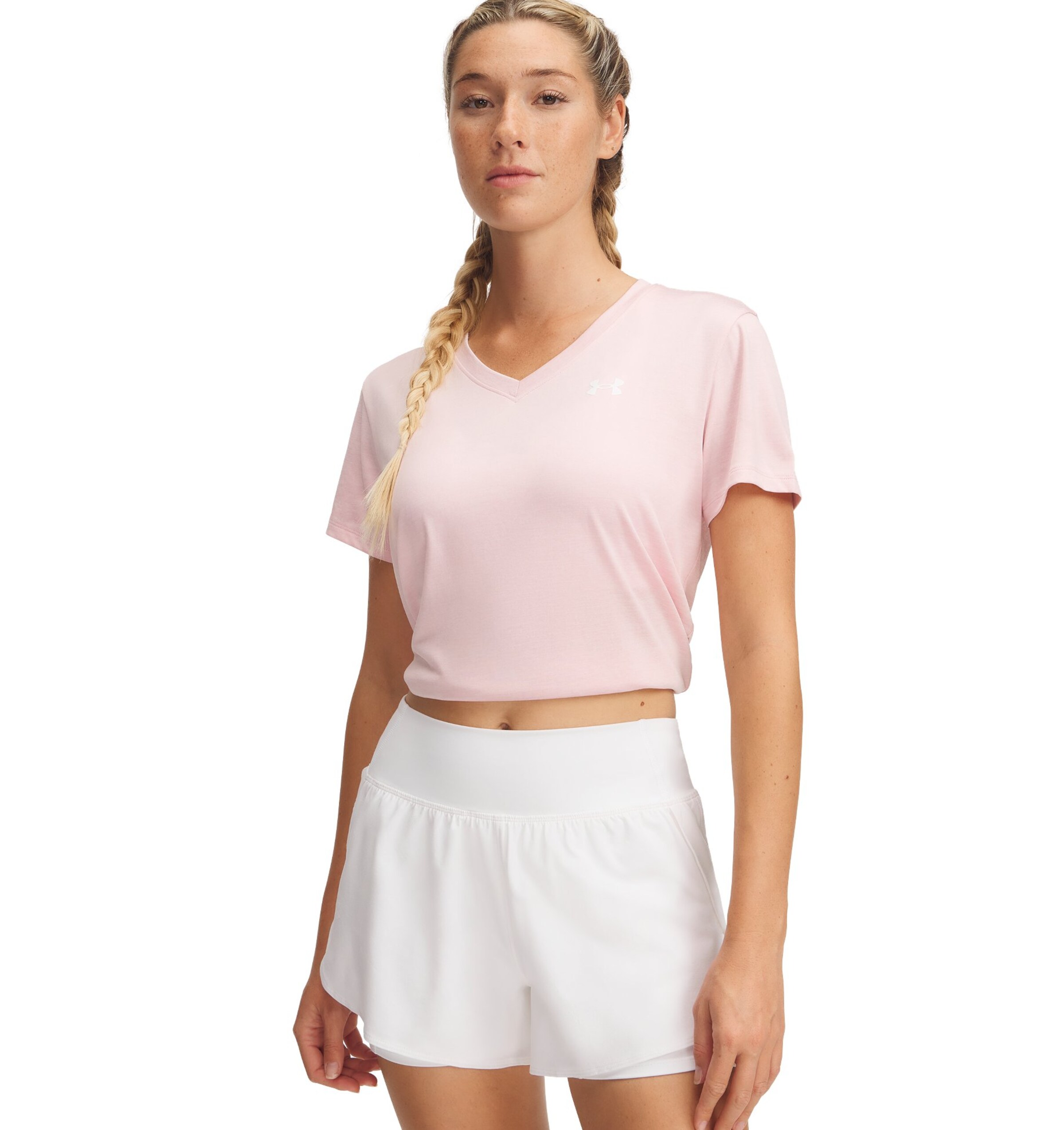 UNDER ARMOUR Functioneel shirt 'Twist' in Roze: voorkant