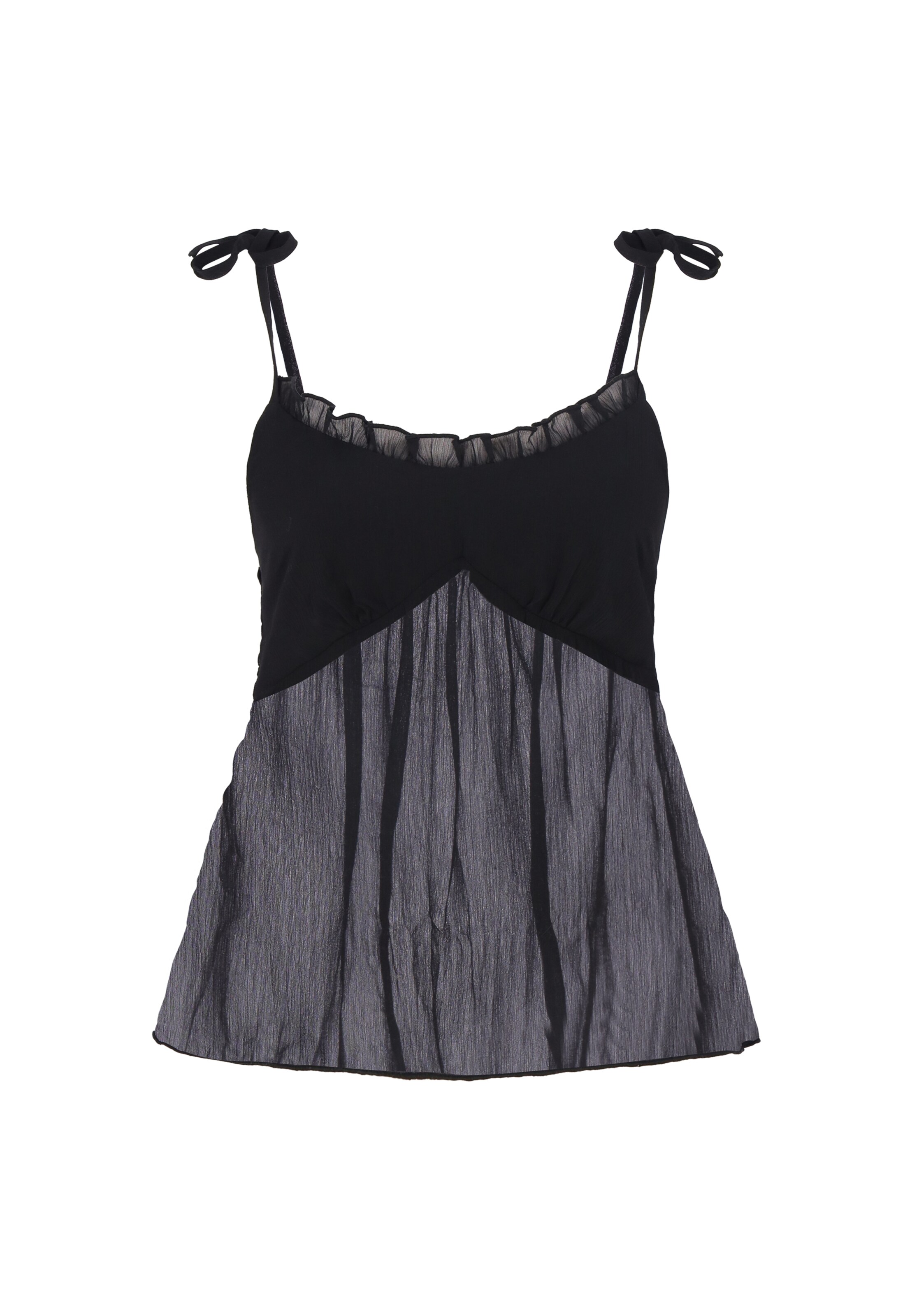 MYMO Top 'Young Fashion' in Zwart: voorkant