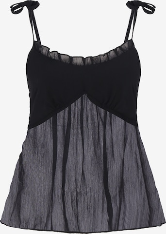 MYMO Top 'Young Fashion' in Zwart: voorkant