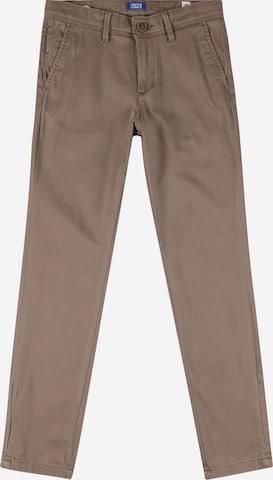 Jack & Jones Junior Trousers 'MARCO BOWIE' in Brown: front