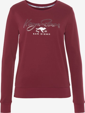 KangaROOS Sweatshirt in Red: front