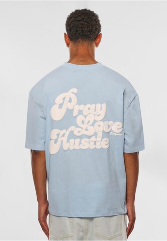 Dropsize T-Shirt in Blau: Vorderseite