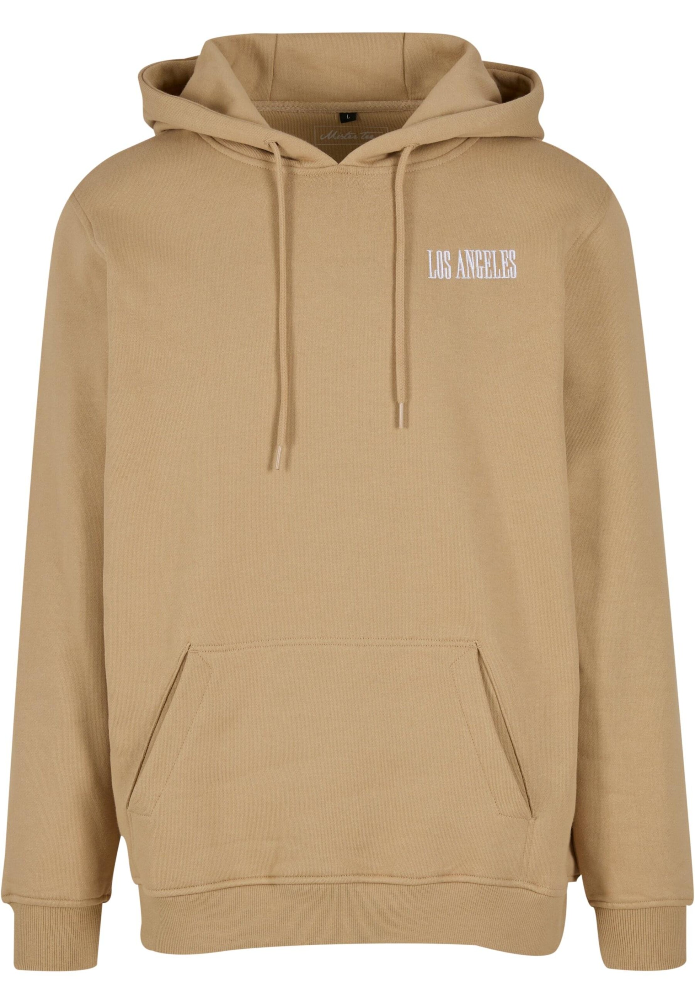 Mister Tee Sweatshirt 'Los Angeles' i beige: framsida