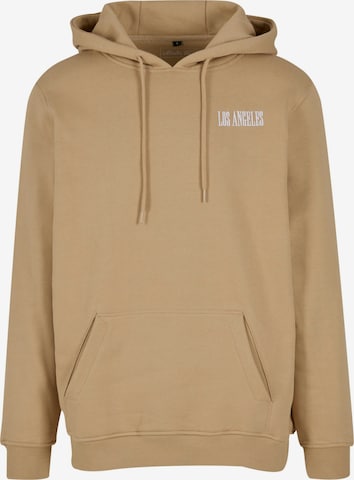 Felpa 'Los Angeles' di Mister Tee in beige: frontale