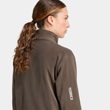ADIDAS TERREX Funkčná flisová bunda 'ESS' - Zelená