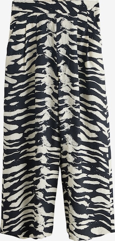 balta Next Plačios klešnės Klostuotos kelnės: priekis