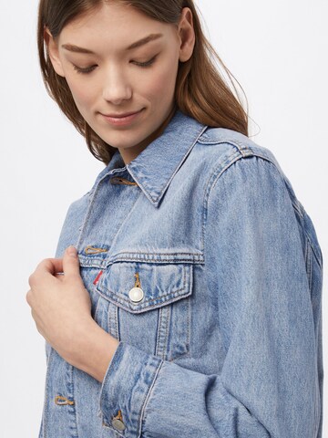 LEVI'S ® Between-season jacket 'Ex-Boyfriend Trucker Jacket' in Blue