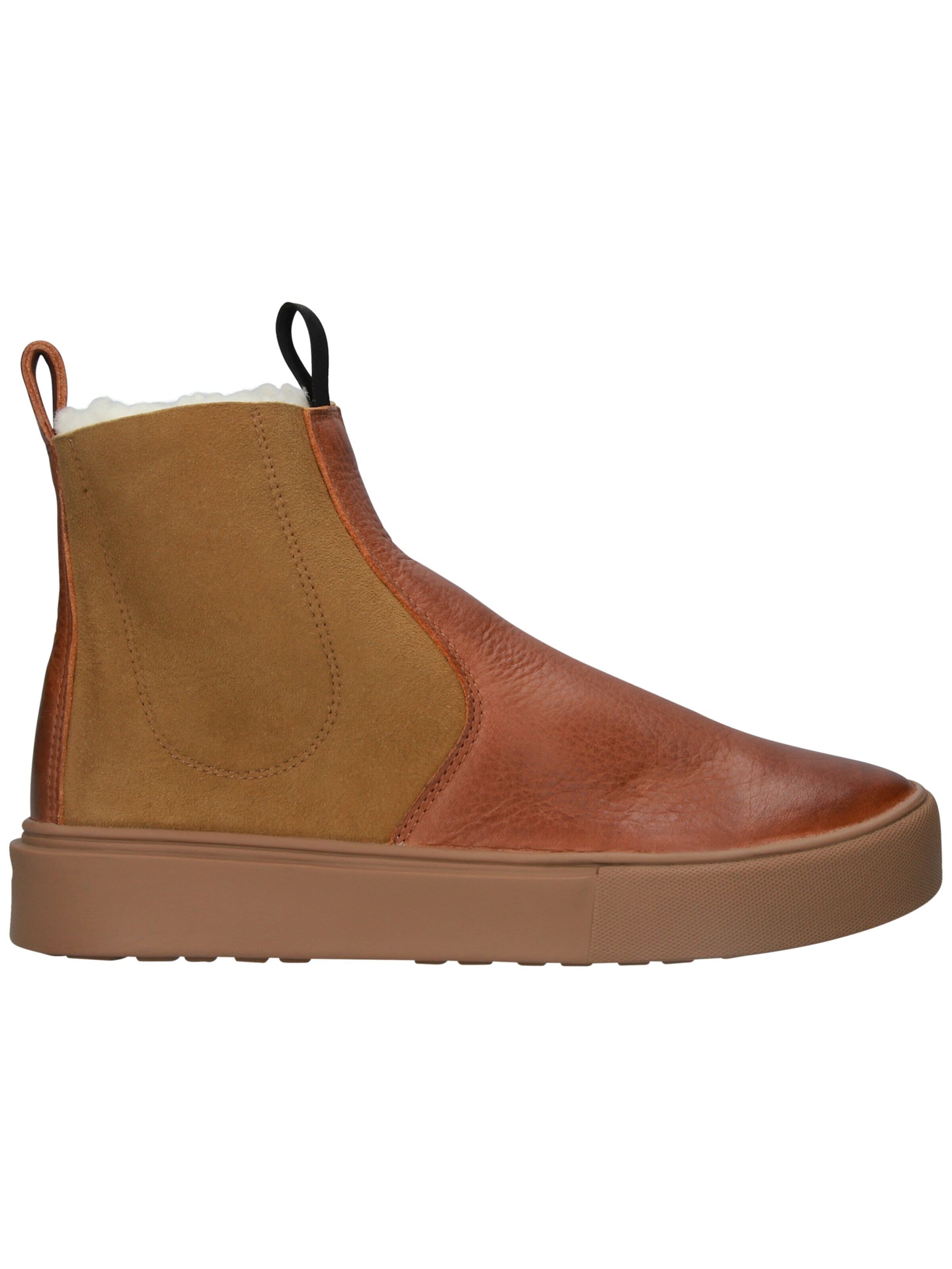 BLACKSTONE Chelsea boots 'SERMEQ NAALU' in Bruin: voorkant