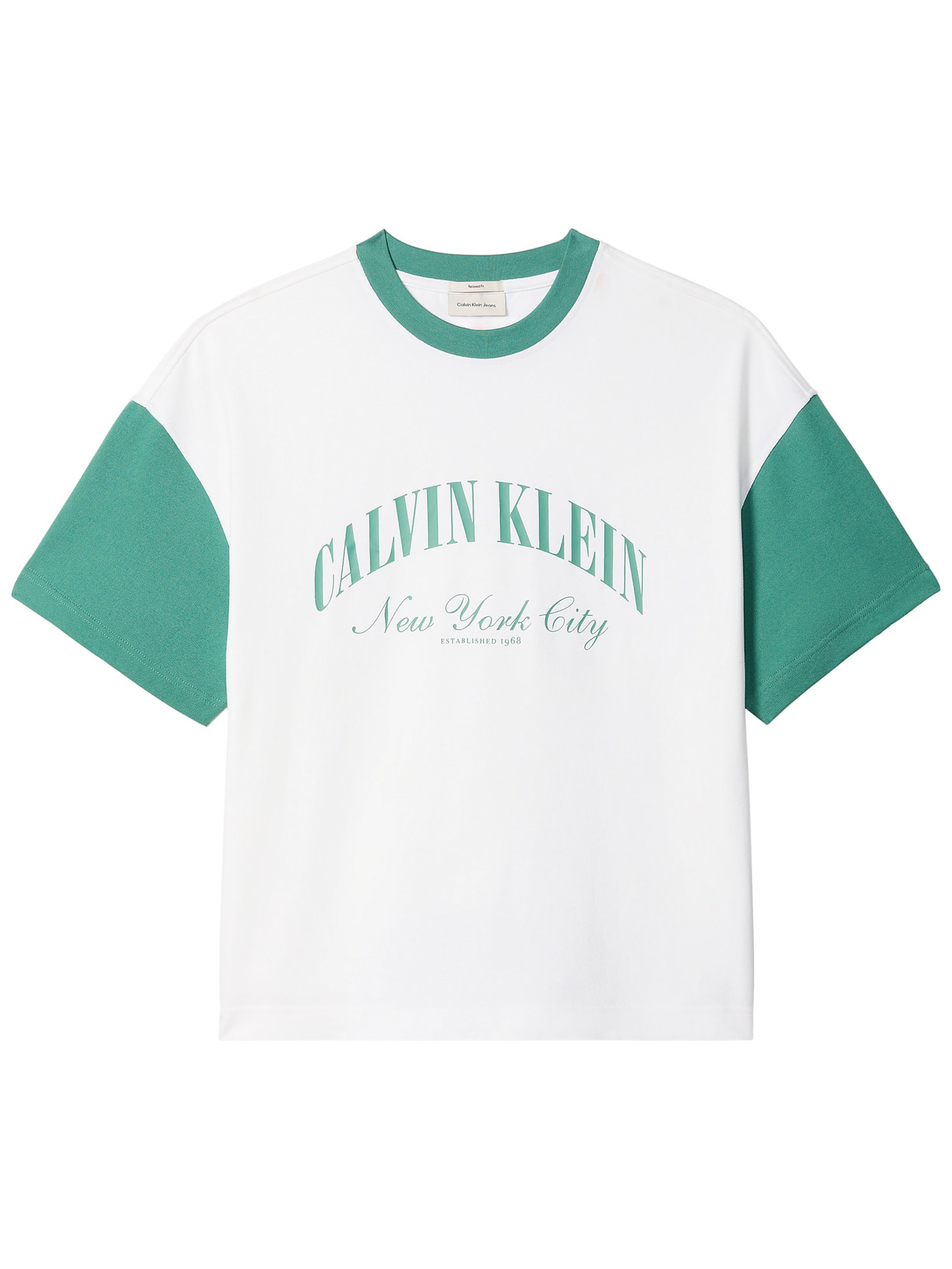 Calvin Klein Jeans Shirt in Weiß: Vorderseite