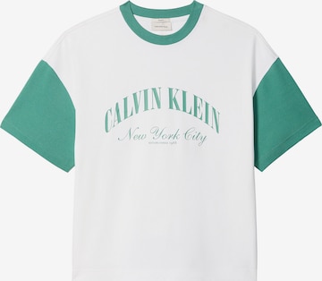Calvin Klein Jeans Shirt in Weiß: Vorderseite