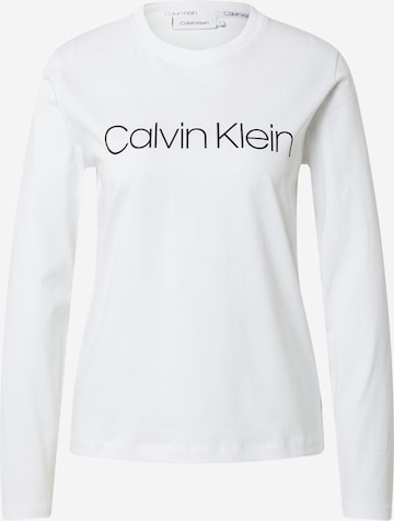 Tricou de la Calvin Klein pe alb: față