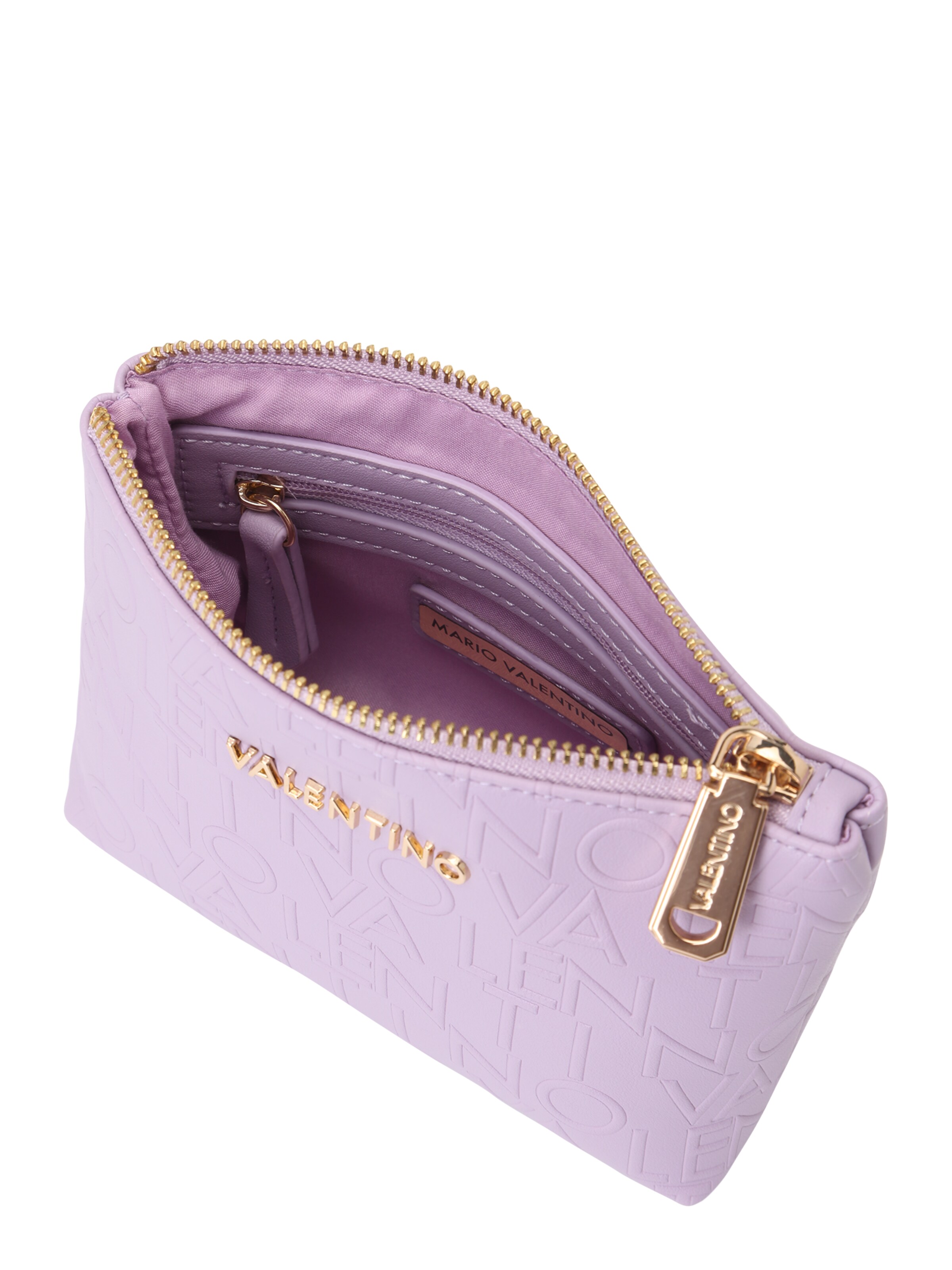 Beauty case 'BEAUTIES' di Valentino Bags in lilla: superiore