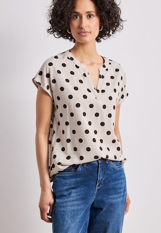 STREET ONE Bluse in Beige: Vorderseite