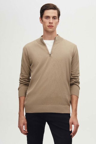 D’S Damat Trui in Beige: voorkant